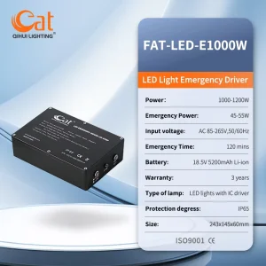 55W/45W Output 18.5V Battery Backup IP65 Waterproof CE Certified 1000-1200W Aluminum LED Emergency Power Supply