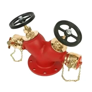 65mm Cast Iron SN50 SN65 Red Flange Type Fire Hydrant with 1.6Mpa Rated Pressure for Firefighting Equipment Accessories