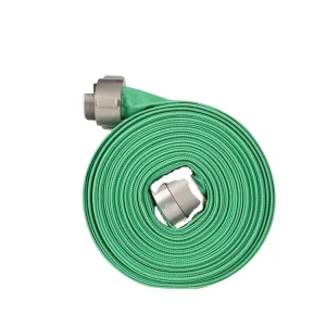 65mm PVC Canvas Fire Hose 10m-30m Length 6Bar-25Bar Pressure Portable Firefighting Equipment Accessories