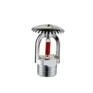68 Degree Red Bulb Fire Sprinkler Head 1/2 Inch DN15 Pendent and Upright Automatic Fire Suppression Sprinkler