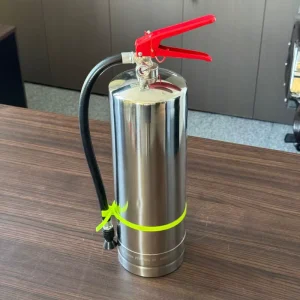 6L Stainless Steel Portable Fire Extinguisher High Efficiency 15-30s Discharge Time for Lithium Battery E-Bike Energy Storage