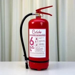 6kg ABC Dry Powder Fire Extinguisher CE EN3 Certified Carbon Steel Portable for Home Factory