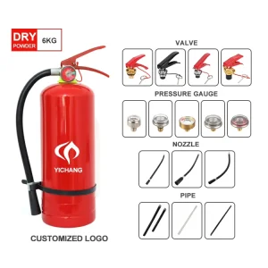 6kg Portable Fire Extinguisher Dry Powder Foam Agent St12 Extintor Dry Powder Fire Extinguisher
