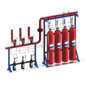 70L Industrial Grade Automatic Fire Extinguishing System High Pressure Carbon Dioxide Fire Suppression System Class a