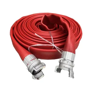 70MM Durable Synthetic Nitrile Rubber Fire Hose with Guillemin Coupling Firefighting Equipment Accessory