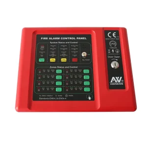 8 Zone Conventional Fire Alarm Control System 20 Devices CE.ISO9001 AW CFP2166 08 220VAC 2 Wire Detector 1 32