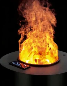 80cm Various Shapes Customized Modern Designed Electric Fireplace with 3D Water Mist Design High-end RGB 7 Realistic Steam Color