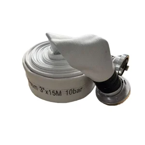 80mm PVC Fire Hose with Aluminum Stotz Coupling Firefighting Equipment Accessory