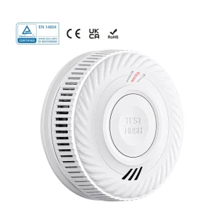 85Db Safe Sound Home Security Smoke Leak Sensor System 10 Years Battery En14604 Fire Smoke Detector Alarm