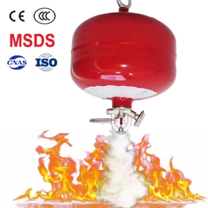 8KG 1.5MPa Steel Automatic Ultra fine Dry Powder Wall Mounted Hanging Fire Extinguisher with MSDS ISO