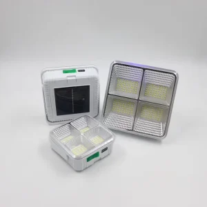 9000-10000K High Brightness Solar Hand Lamp 3 Brightness Levels with Flash Mode for Emergency Warning Outdoor Camping Lighting