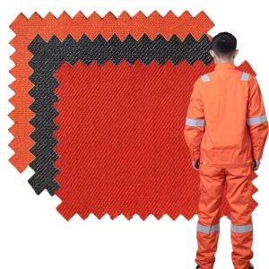 93% Meta Aramid 5% Para Aramid 2% Antistatic Fiber Flame Resistant Aramid Fabric