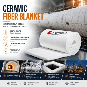 96kg/m3 128kg/m3 Refractory Ceramic Blanket for Shipyard Marine Insulation Fireproofing Project Grade Bulk Supply