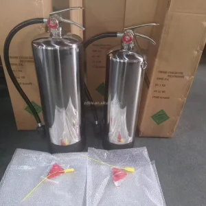 9KG Water Stainless Steel Fire Extinguisher Extintor