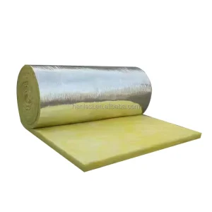 A1 Fireproof Glass Wool Blanket with Scrim Foil Facing for Residential Building Construction