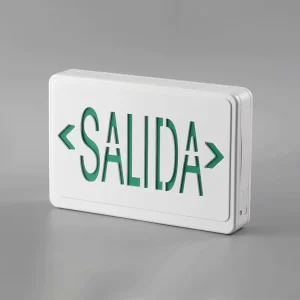 AC85 265V 3W Red or Green Letters CE Certified Single Sided LED Evacuation Safety Sign Fire Emergency Exit Sign Light Indoor