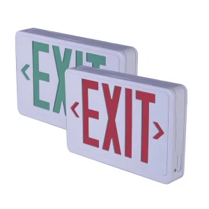 AC85 265V 3W Single or Double Sides Indoor LED Evacuation Safety Sign Fire Emergency Exit Box Light ABS Material Exit Sign Lamp
