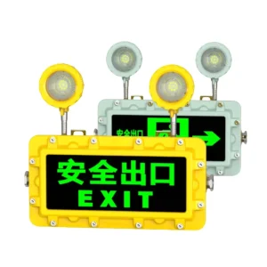 ATEX Multifunctional Integrated Composite Double-Head LED Explosion-Proof 90min Emergency Evacuation Sign Light