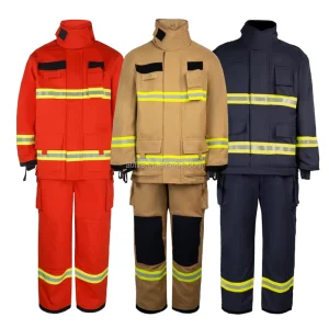 ATI FIRE EN469 Nomex Aramid Kevlar Firefighter Suits 3M Reflective Strip NFPA Fireman Uniform Firefighting Clothing Cotton