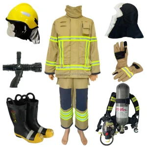ATI FIRE EN469 Nomex Firefighter Suits Aramid Kevlar 3M Reflective Strip Fireman Uniform Firefighting Clothing Cotton Gear