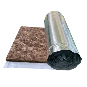 AU High Density R1.3 55mm Glass Wool Faced Foil Glass Wool Blanket Thermal Insulation for Roof and Wall