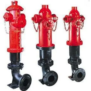 AWWA C502 DIN BS Pillar Fire Hydrant Ductile Iron Construction PN16 Pressure Rating ISO9001 Certified Outdoor Use