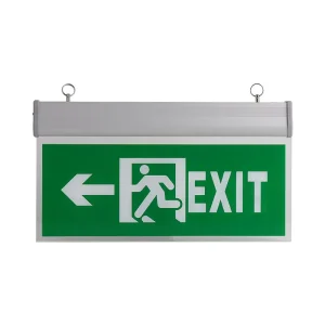 Acrylic Emergency Safety Light Cross Border Evacuation Hanging Exit Sign LED Bulb Li-ion Battery 3 Hours Emergency Camping