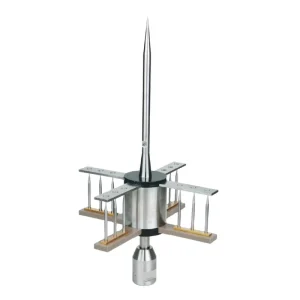 Active Thunder ESE Lightning Arrester Stainless Steel Lightning Rod 40~81m Protective Radius Less 10ohm