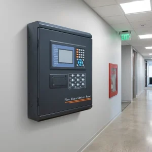 Addressable Fire Alarm Control Panel Multi Loop Touch Screen CAN Bus System AC 220V Wall Mounted CE Certified OEM ODM