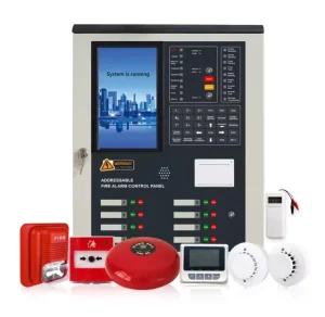 Addressable Fire Alarm System Fire Alarm Control Panel With 880 Devices