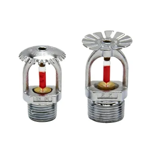 Adjustable Concealed Fire Sprinkler Heads (Carbon Steel Stainless Steel) Easy Installation for Class A B Fires