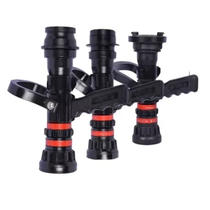 Adjustable Flow Nozzle Firewater Pistol Grip Recoilless Firefighting Equipment with Fire Hose Accessory