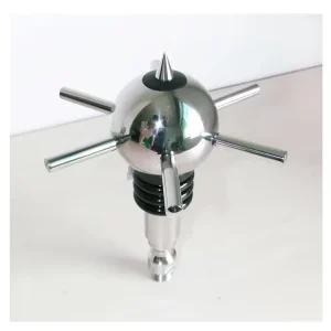 Air Terminal Lightning Rod Custom ESE Stainless Steel Lightning Rod Arrester for Tower Building