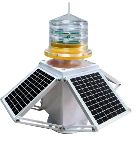 Aircraft Aviation Solar Powered Light Navigation LED Flashing Tower Obstruction Beacon Marine Lantern Warning Lights