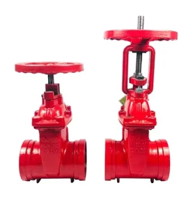 Alarm Check Valve for Wet Pipe Fire Sprinkler System Triggers Water Flow Alarm When Activated