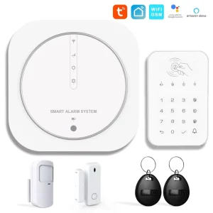 Alarm System Outside Sound Burglar Control Wired Wi fi Theft Outdoor Business 60 Zone Indicator Speaker Alarm System