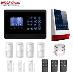 Alarm System Security Wireless WiFi & 4G Smart Home Alarm System DIY Kit with Doorbell Motion Alarm