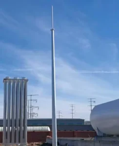 All Metal Steel Lightning Protection Tower Hot Dip Galvanized 20-50 Years Service Life Seismic for Wind Farm Earthing Safety