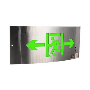 Aluminum Arc Ahape Evacuation Light Fire Escape Light LED Safety Exit Light for Different Corner