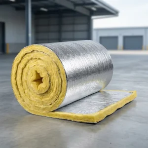 Aluminum Foil Glass Wool Roll for Exterior Bedroom Roof Insulation Waterproof Fireproof Sheet Square