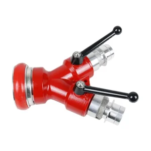 Aluminum Y Type Fire Hydrant Water Divider BS Single Ear Water Separator Flexible Durable