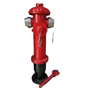 Anti collision Ground Fire Hydrant Flexible Outdoor Cast Iron Powder Coated 2/3 Way DN65 DN80 1.6MPa Fire Fighting Water