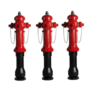 Anticollision Pillar Type Ductile Iron Fire Hydrants Casting Services Product