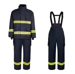 Aramid 4 layer Structural Firefighting Suit CE Certified EN469 Nomex IIIA