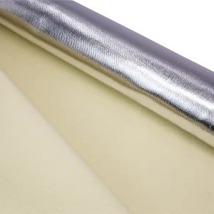 Aramid Coated Aluminum Fabric Para Aramid Fireproof Flame Retardant High Temperature Resistant Thermal Insulation Fabric