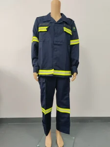 Aramid Fabric Flame Retardant Windproof Anti Wrinkle Protective Firefighters Clothing Made in China