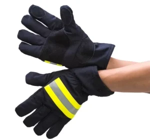 Aramid Fireman Safety Gloves Anti Cut Anti Slip Anti Static Anti Impact Anti Heat Firefighter Protective Gear