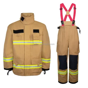 Aramid Fireman Suits Firefighter Uniform EN469 NOMEX 4 Layers Flame Retardant Jacket Pants Clothing Costume Fire Fighting Gear