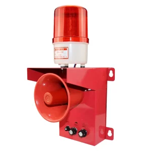 Audible and Visual Alarm Industrial Waterproof Sound and Light Alarm with Adjustable Tones & Volume
