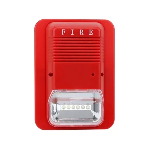 Audible and Visual Lamp Fire Alarm